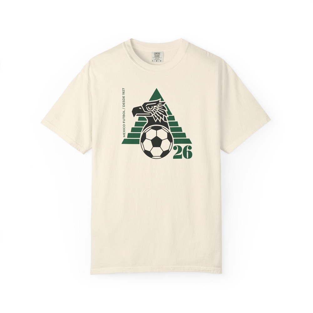 Mexico Futbol T-Shirt Eagle Pyramid El Tri Soccer 2026 World Cup Fan Tee