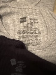 NEW Hanes Premium 5 Pack Tanks Classic Fit Black Gray Men’s Size Small 34-36″