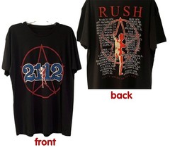 Rush 2112 Tour 1976 Double Sided Vintage Tee