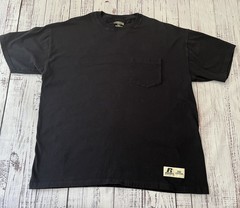 Russell Athletic Vintage 90s Pro Cotton Black Pocket Tee Large Streetwear Grunge