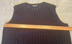 Steele Textured Knit Tank Top Sz. 2XL St33le Black Sleeveless Stretch Jock