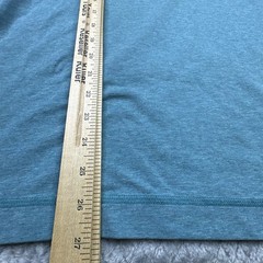 Public Rec Go-To Tee Shirt Mens Small Heather Teal Blue Active Pima Cotton Blend