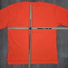 Walls Hi Vis Shirt Large Orange Short Sleeve Tee Moisture Wick Anti Odor Rugged