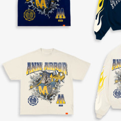 SANA AA RIPPING SKELETON TEE SHIRT XL MICHIGAN ANN ARBOR STREETWEAR