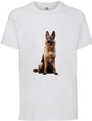 Alsatian Dog Pet Family Novelty T Shirt Various Colours And Sizes