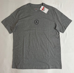 Nike Air Jordan Men’s Gray T-Shirt Jumpman Circle Logo Sz Large NEW HJ2338-091
