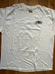 Vintage Mens XTC Cabaret Party Naked 02 Texas Strip Club Large Shirt Nude Dancer