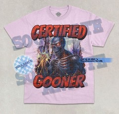 Certified Gooner T-Shirt Funny Gen Z Humor Meme Hilarious Graphic Bootleg Shirt