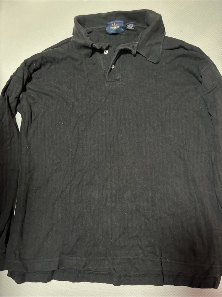 Vintage Ivy Crew Black Long Sleeve Tshirt | Size L Men’s