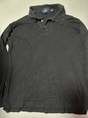 Vintage Ivy Crew Black Long Sleeve Tshirt | Size L Men’s