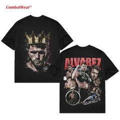 COMBATWEAR Canelo King Boxing Graphic T-Shirt Athletic Sports Streetwear Workout