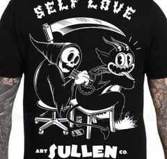 Sullen Art Collective Self Love Premium Fit SCM6914 Short Sleeve T-shirt For Men