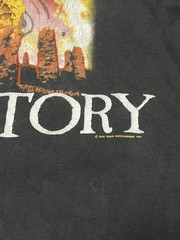 Vintage 90s Sepultura Territory Metal Band T-Shirt Long Sleeve, Blue Grape