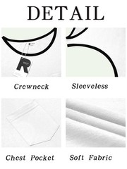 Men’s Workout Tank Tops Athletic Gym Sleeveless Muscle Shirt Casual Basic Sum…