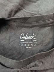 Outrank Brand T-Shirt XL Black Highly Favored 24/7 Streetwear Graphic Tee NWT
