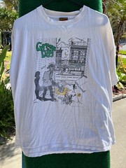 GREEN DAY 1994 BROKUM TAG (XL 23X26)- RARE SHIRT- MUSIC- CONCERT- TOUR