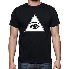 Illuminati Eye Triangle Secret Pyramid Inspiration Funny T shirt Tee