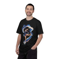 Aurora Figure Skater Etched Graphic Tee