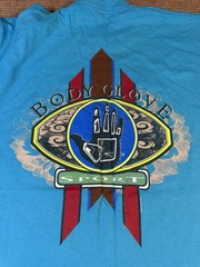 Vintage Body Glove Shirt Mens XL Blue Beach Surf Tee 90s USA