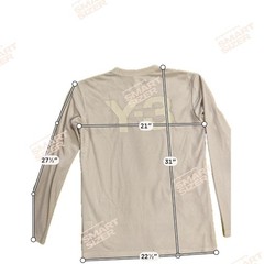 Y-3 Yohji Yamamoto x Adidas Mesh Long Sleeve Tee – Light Clay NWT Retail $220