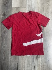 Nike Air Jordan Short Sleeve T-Shirt White/Red, Size Small