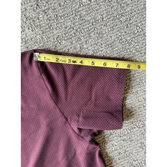 Bylt Drop Cut Lux Tee Mens Maroon Polkadot Size Medium