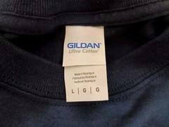 Gildan Ultra Cotton Navy Dark Blue Short Sleeve T Shirt Men’s Large New