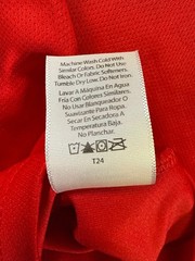Athletic Works Mens L Red DriWorks Athletic Shirt Short Sleeve Performance Tee