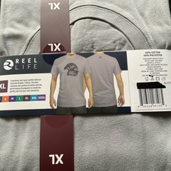 Reel Life Men’s Soft Short Sleeve Essential Graphic Tee XL