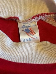 Vintage 70s 80s Yamaha Racing USA Motorcycle Motocross Jersey Red Spellout Large