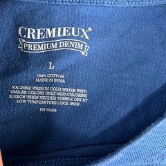 Cremieux Blue Graphic T-Shirt Colorful Abstract Electric Guitar good condition