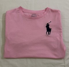 Polo Ralph Lauren Mens Pink Big Pony Crewneck T-Shirt Short Sleeve #3 XL 18-20