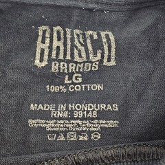 Georgia Peach Est 1788 Brisco Brands Black Short Sleeve Cotton T-Shirt Men’s L