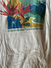 Vintage Paradise PC Graphics Like Men’s Medium Tropical Beach Screen Print