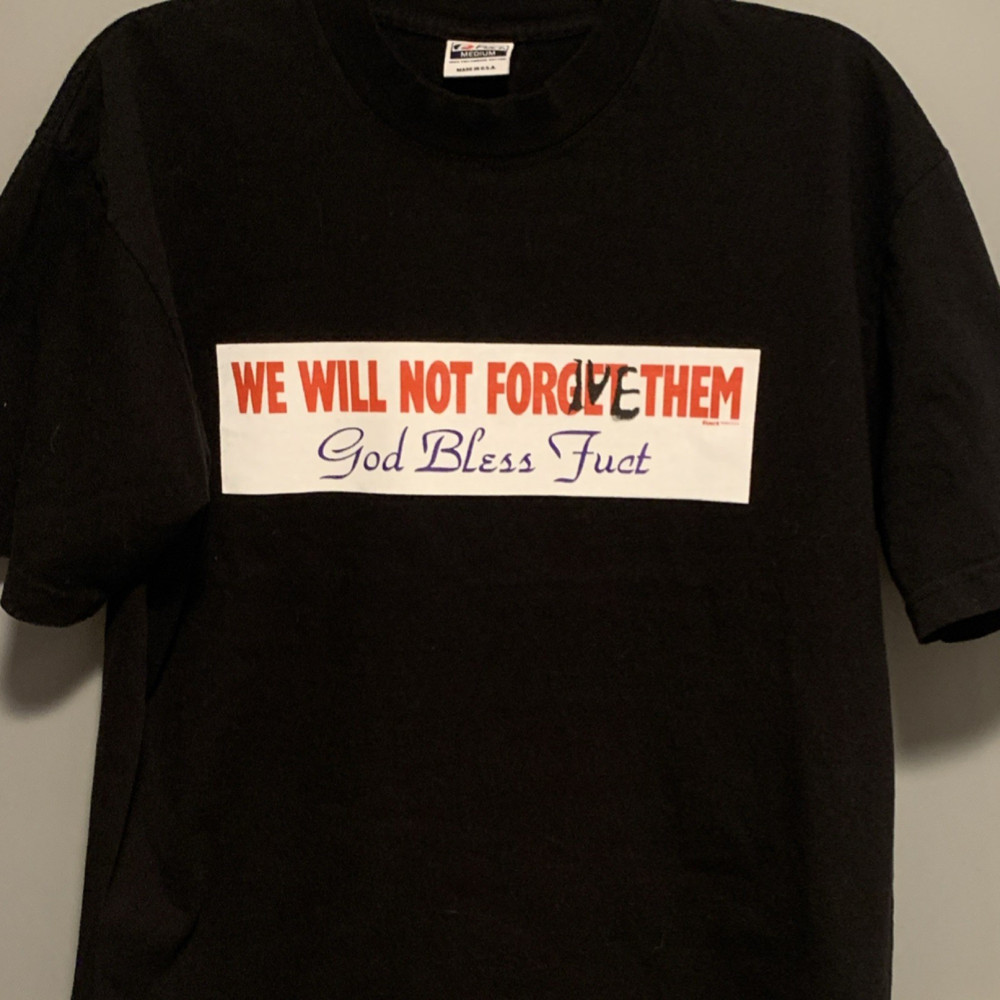 Fuct God Bless Fuct Graphic Black Cotton Short Sleeve T-Shirt Men’s M