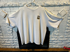 Timberland Men’s White Graphic Logo Crew Neck Short Sleeve Cotton Knit Tee XXL