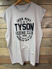 Mike Tyson Boxing Club Sleeveless 1990 Brooklyn Heavyweight Champ Gray Sz XL