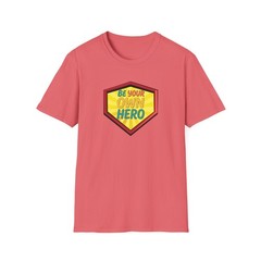 Be Your Own Hero T-Shirt | Superhero Shield Graphic