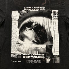 deftones t shirt Men’s S Black 2006 Bleach Spots Thrashed Saturday Night Wrist