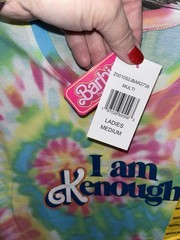 Barbie I Am Kenough T Shirt Size Medium Women’s Tie Dye New With Tags
