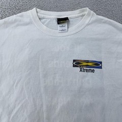 Vintage Xtreme Motocross Shirt Mens Medium White 2004 Motorcycle Graphic 00s
