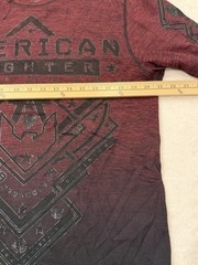 AMERICAN FIGHTER Men’s L/S T-Shirt Men’s XL Designed for Buckle Athletic Biker