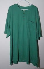 Men’s Short Sleeve, Cotton Henley’s by Red Head in Size 3XLT-Qty 2