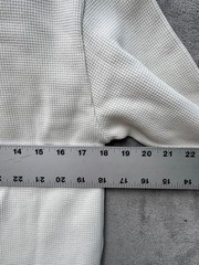 Palace Waffle Longsleeve Spellout Top Soft White/Burgundy