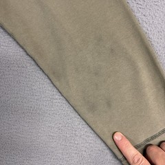 Carbon 2 Cobalt Henley Shirt Mens 2XL Green Long Sleeve Stretch 100% Cotton