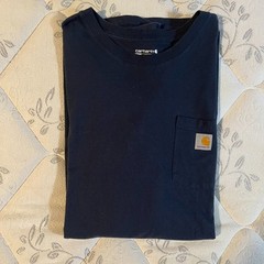 Carhartt Mens 3XLT Loose Fit Heavyweight Short Sleeve Pocket Dark Blue Shirt