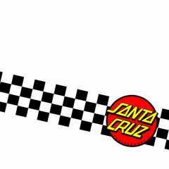 Santa Cruz Checkerboard Skate T Shirt Classic Skateboard Surf Streetwear