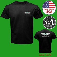 Aston Martin British Racing Sports Car Men’s Black Size S to 5XL