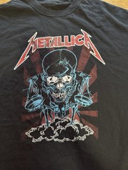 Metallica Shirt Men Measured Black Short Sleeve Grunge Rock Band Justice Skull