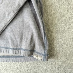 Eddie Bauer Mens XL Gray Long Sleeve Cotton Crewneck T-Shirt Contrast Stitching